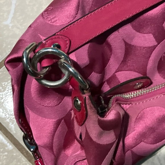 Coach Pink Shoulder Purse - Picture 13 of 16